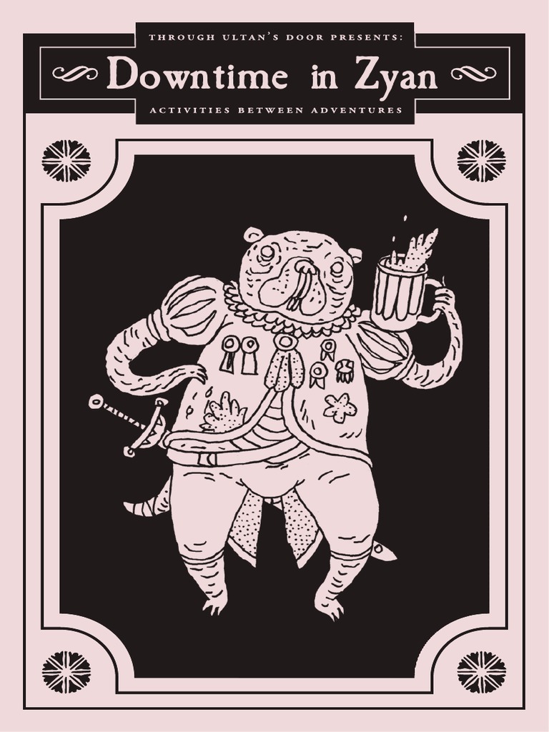 Through Ultan's Door Presents Downtime in Zyan (Modest Edition) | PDF