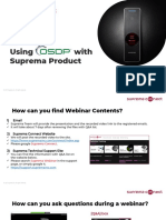 Suprema Connect - Using OSDP With Suprema Product