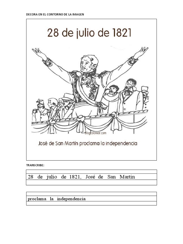 Proclamación de la Independencia del Perú | PDF | Historia