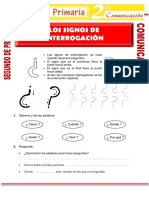 Los Signos de Interrogacion para Segundo de Primaria