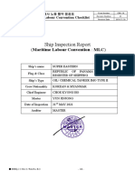 CRE-18 MLC Check List (해사 노동 협약 점검표) - SUPER EASTERN