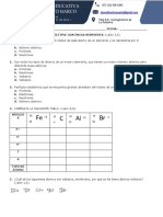 10° Ev. N°2 Estructura Del Átomo