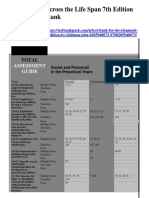 Development Across The Life Span 7th Edition Feldman Test Bank 1