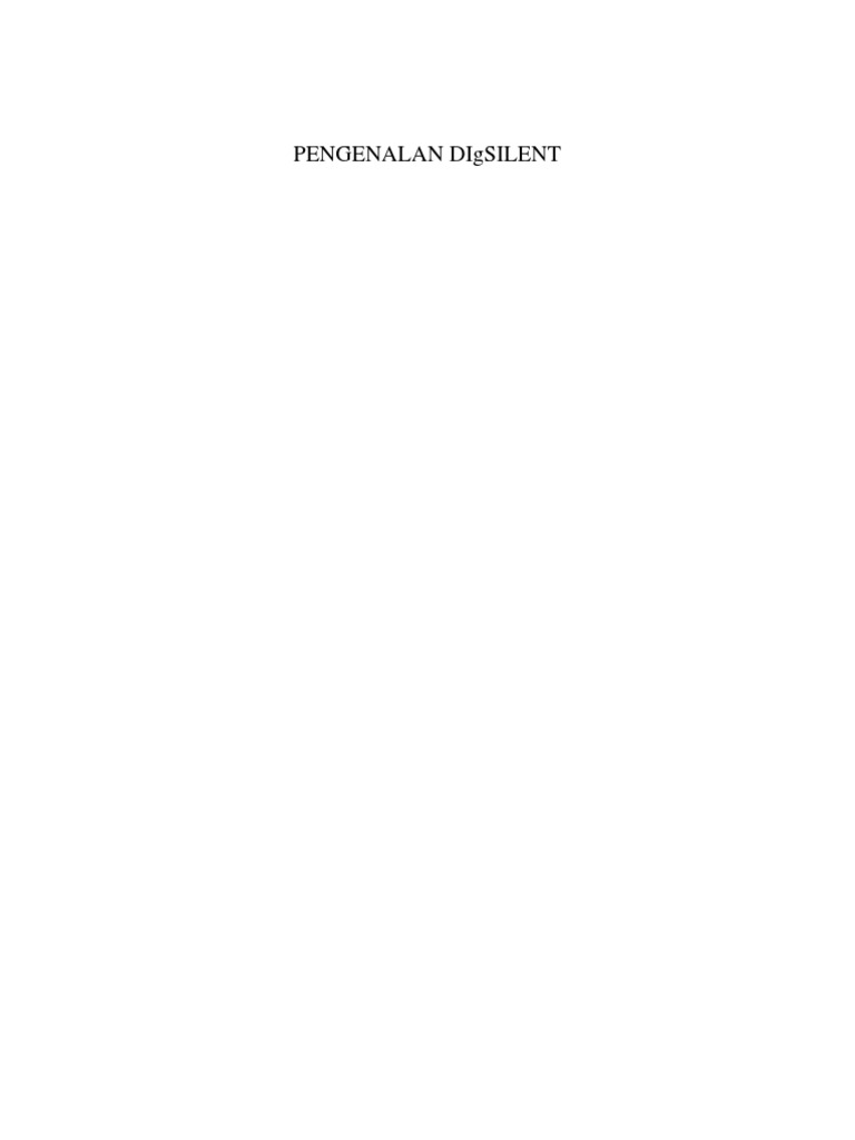 Pengenalan Software DIgSILENT PowerFactory | PDF | Komputer