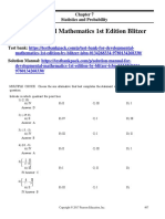 Developmental Mathematics 1st Edition Blitzer Test Bank 1