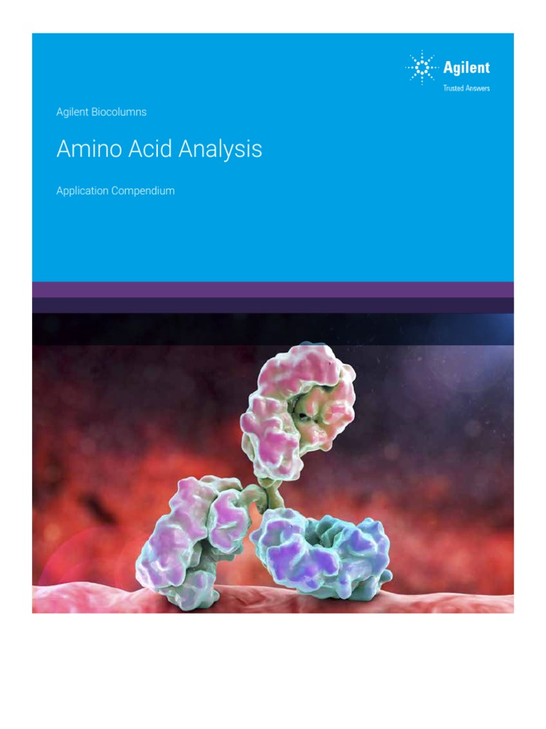 Agilent. Amino Acid Analysis Application Compendium. | PDF