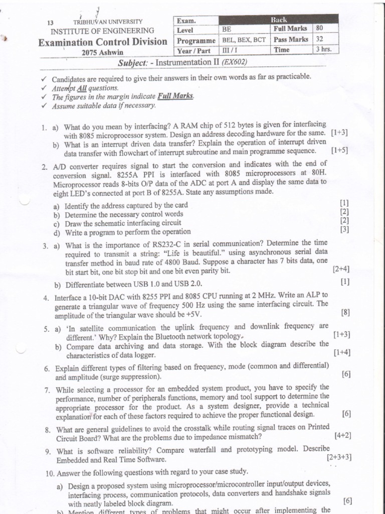 Instrumentation Ii Pdf Usb Analog To Digital Converter
