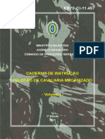 EB70-CI-11.457 - Pelotão de Cavalaria Mecanizado - Volume I, II e III (2021)