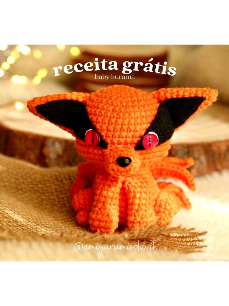 Baby Kurama Crochet Amigurumi PDF
