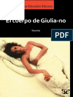 El Cuerpo de Giulia-No