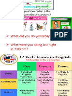 Simple Past Vs Past Continuous