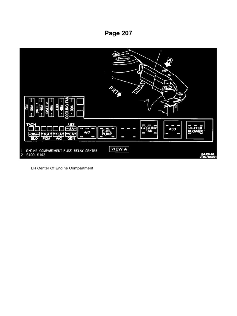 Pontiac Firebird Wiring Diagram 1995 1996 PDF