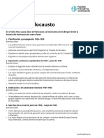 Handout - Fases Del Holocausto (Phases of The Holocaust)