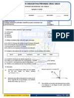 Examen Bimestral de Física 1er Año 2do Bimestre