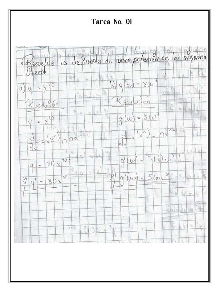 Reglas Basicas de La Derivacion PDF