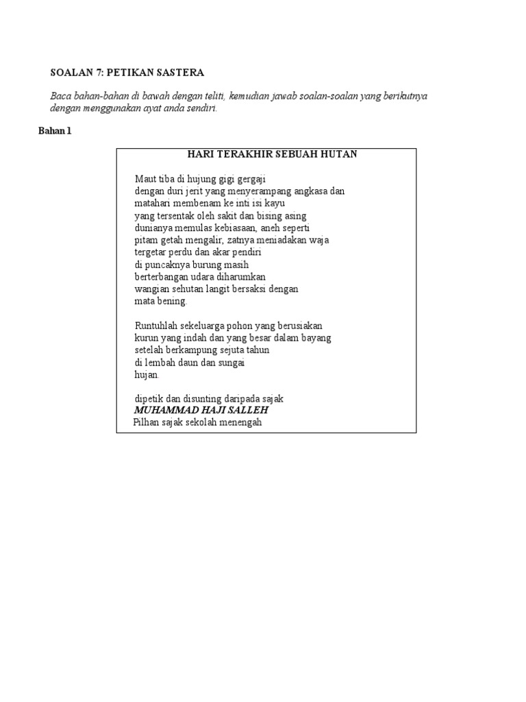 Petikan Sastera New | PDF