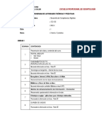 Cronograma Actividades Desarrollo de Competencias Digitales Odontologia 2022 I