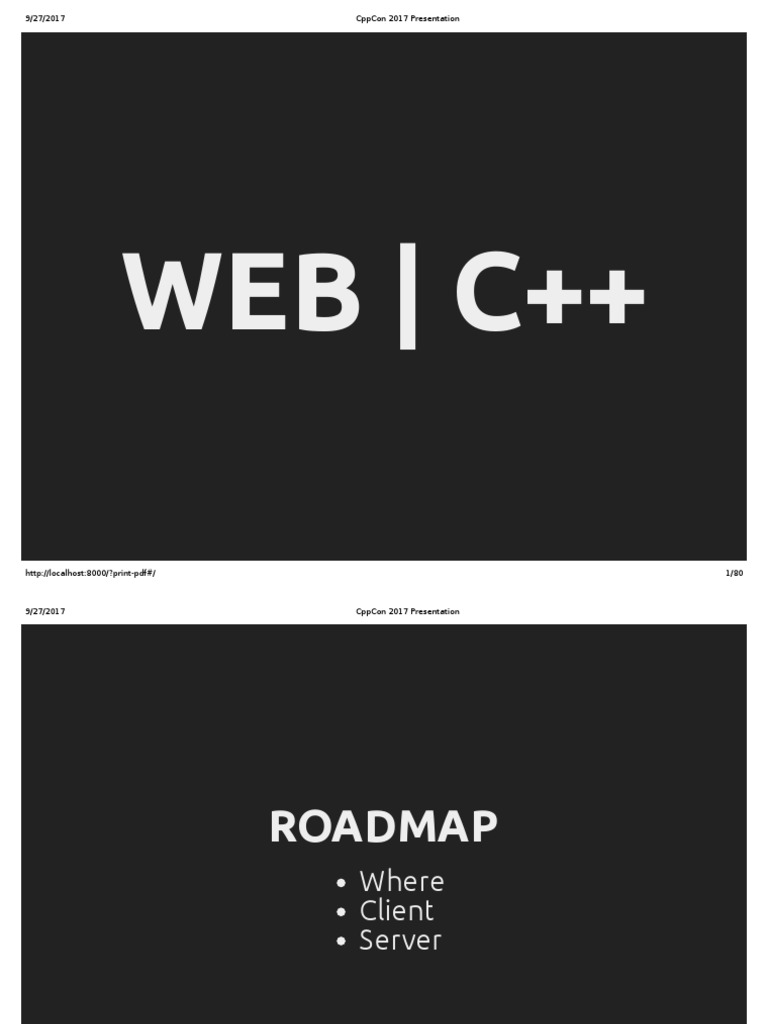 C++ Web Services Overview | PDF