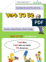 Verb To Be - Affirmative - Negative - Questions