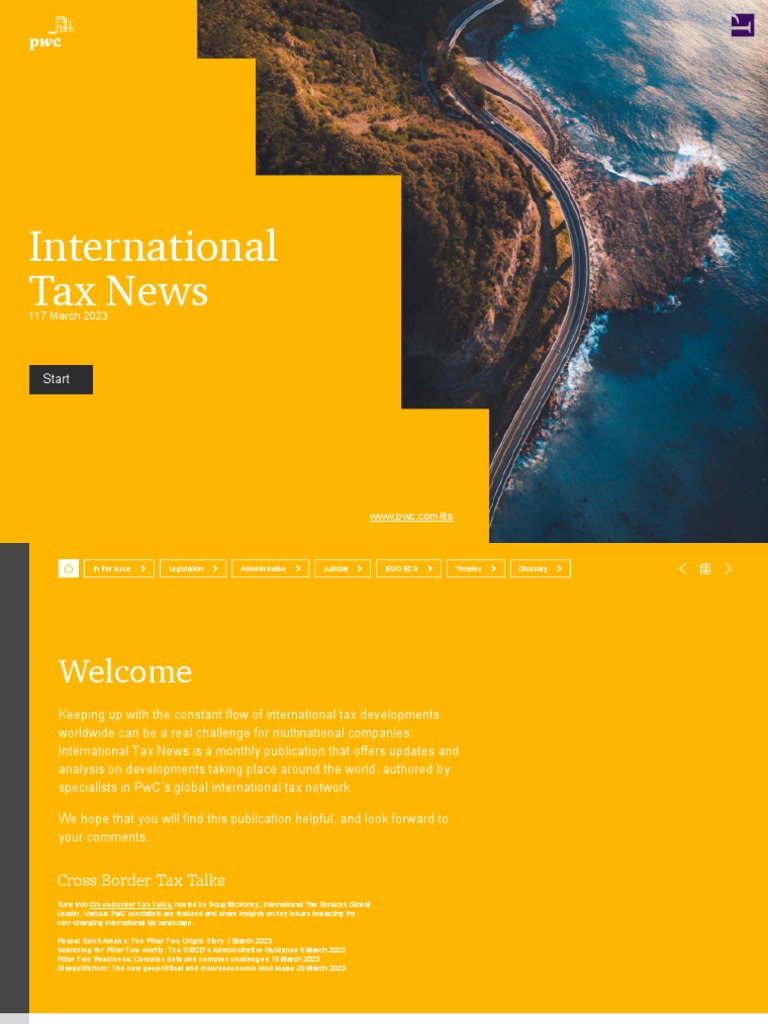 PWC International Tax News Edition | PDF