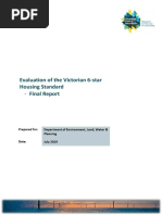 Evaluation of Victorian 6 Star Standard Final Report