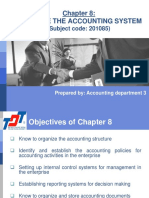 Chapter 8 - Organize The Accounting System