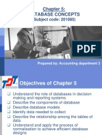 Chapter 5 - Database Concepts