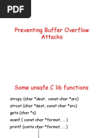 Bufferoverflow Prevention