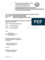 Form 2 Notice of Research Oral Defense NOROD