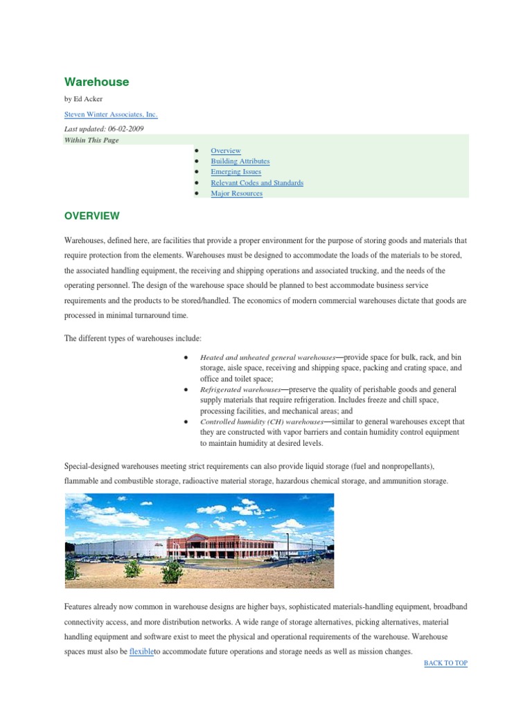 Warehouse Design Downloaded | PDF | Warehouse | Forklift