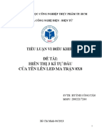 Tiểu luận Vi Điều Khiển PDF