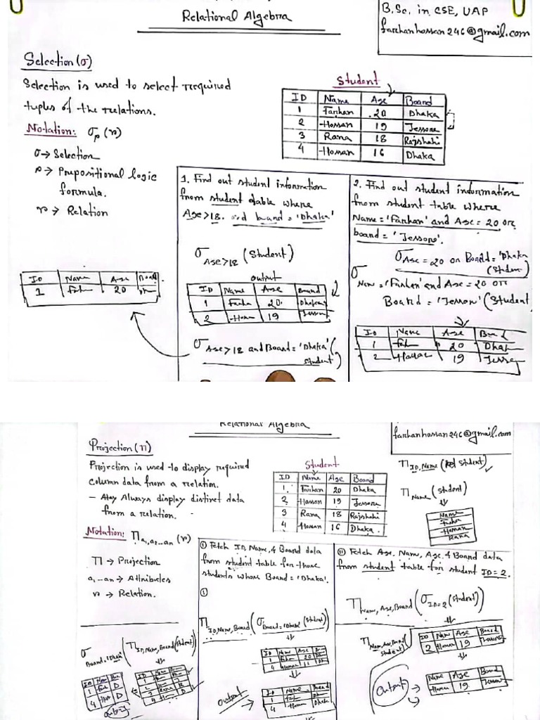 Relational Algebra | PDF