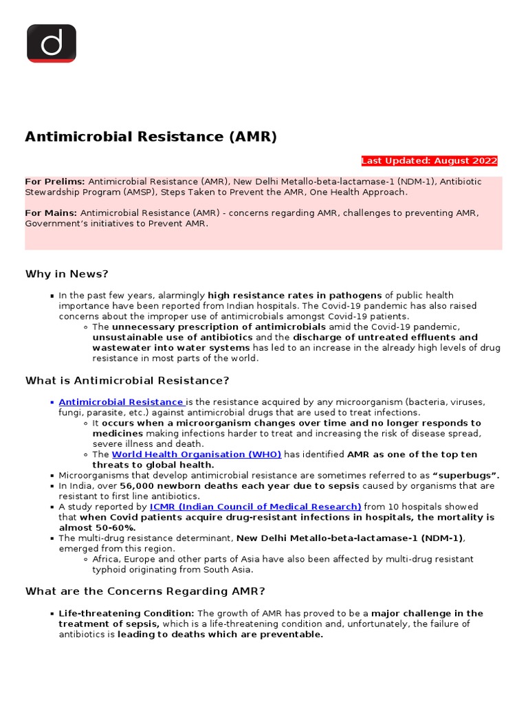 AMR Poster Contest Awareness Campaign | PDF | Antimicrobial Resistance ...