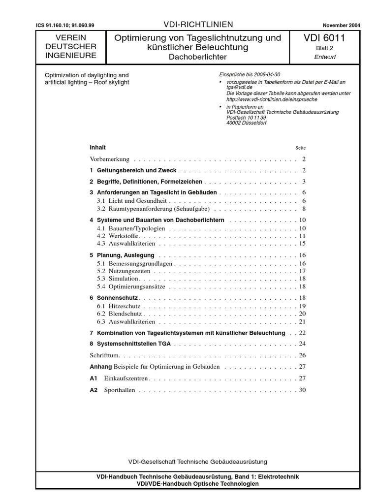 VDI 6011 Blatt-2 2004-11 | PDF