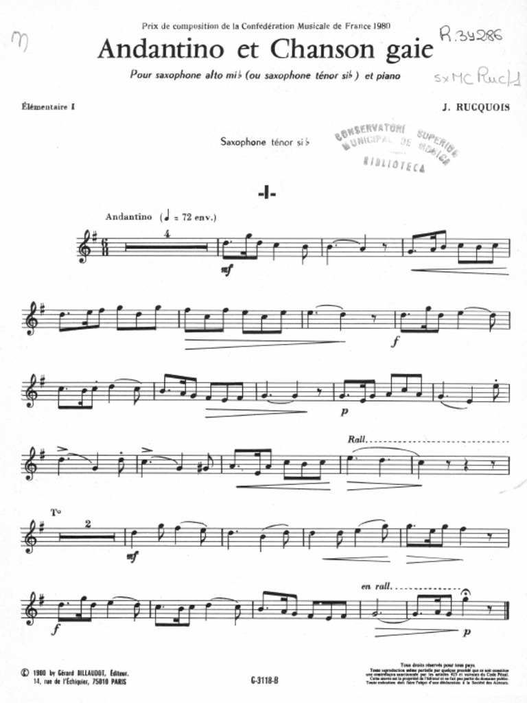 Rucquois_Andantino et Chanson gaie_sxBb PDF