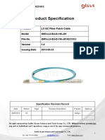 Om3 MM LC Upc To SC Upc 1m Duplex Fiber Patch Cord Data Sheet 221012