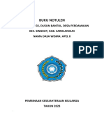 Buku Notulen