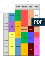 Horario Carlos 2023 - 3° A