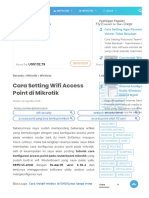 Cara Setting Wifi Access Point Di Mikrotik Andreas Peny