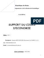 Économie Générale °EPAC 2022-2023