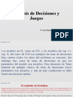 Análisis de Decisiones y Juegos - 1ra Parte