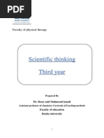 Scientific Thinking Course