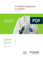 A Uniform Approach To HACCP, 2009