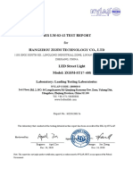 Ies Lm-82-12 Test Report: Laboratory: Leading Testing Laboratories