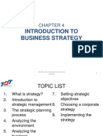 Chapter 4 - Introduction To Business Strategy