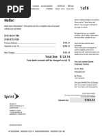 Cell Phone Bill