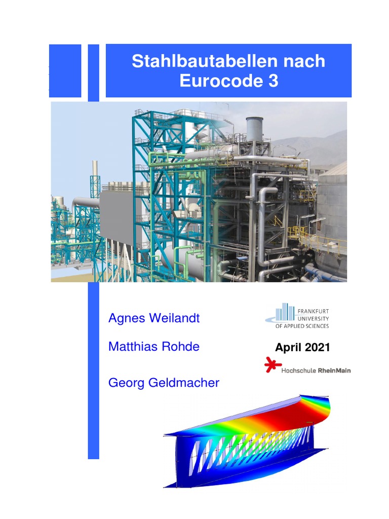 Tabellen Nach Eurocode 3 - 2021-April | PDF