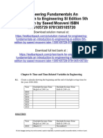 Engineering Fundamentals An Introduction To Engineering SI Edition 5th Edition Moaveni Solutions Manual 1