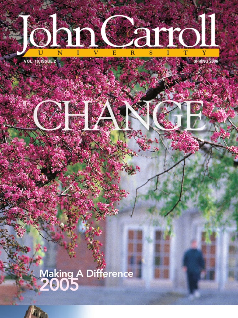 John Carroll University Magazine Spring 2006 PDF National Collegiate Athletic Association Doctor Of Philosophy