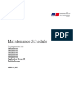 Maintenance Schedule MS50144 - 01E